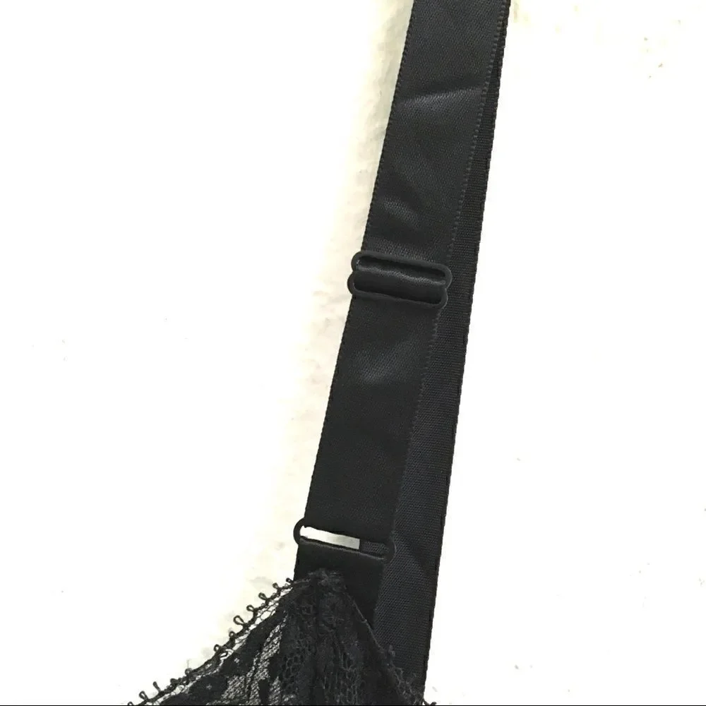 Vintage black slip chemise dress 29‎ - Picture 6 of 8